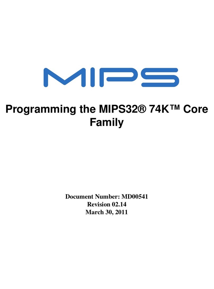 MIPS MIPS32 74K Series Programming manual