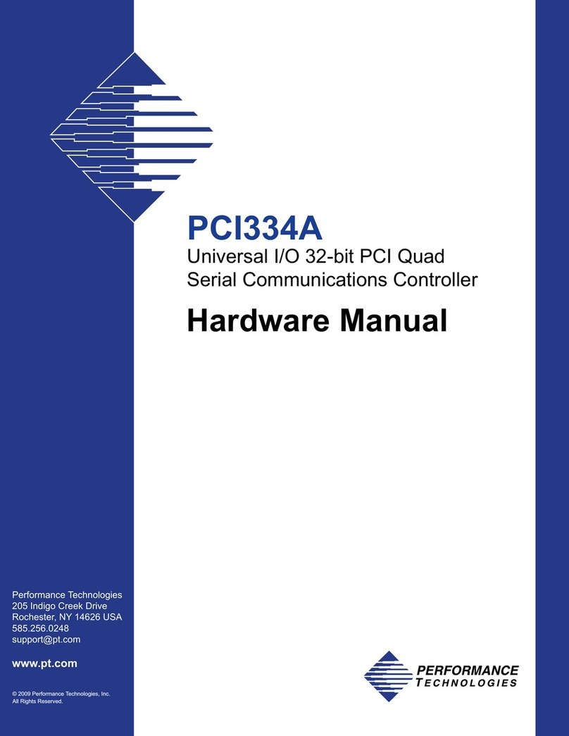 Performance Technologies PCI334A Series Hardware manual
