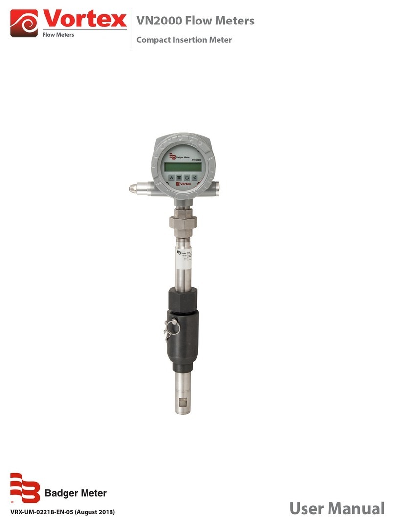 Badger Meter Vortex VN2000 User manual