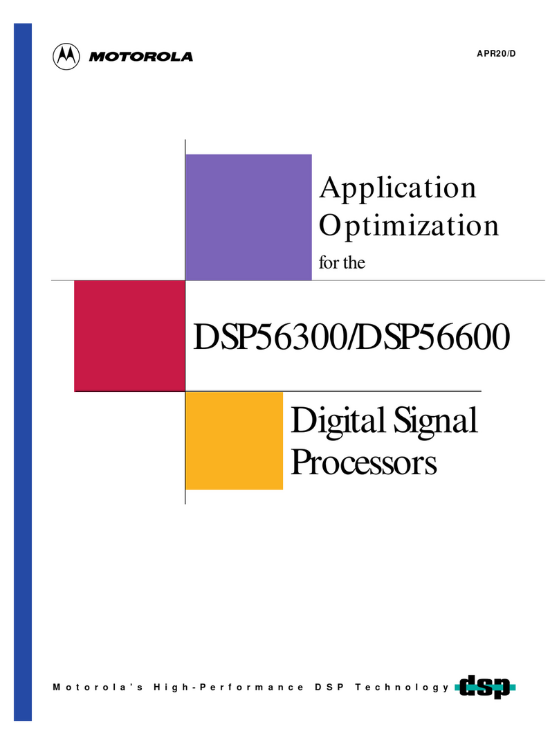 Motorola DSP56600 User manual