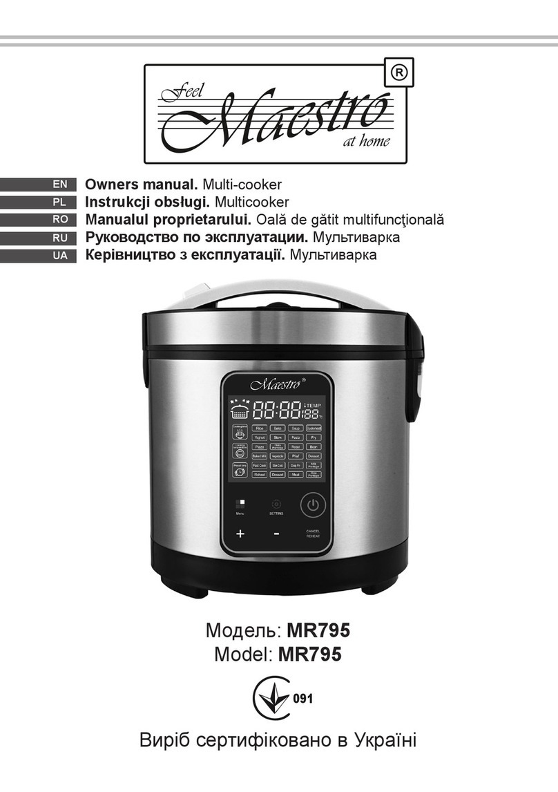 Maestro MR795 owner's manual