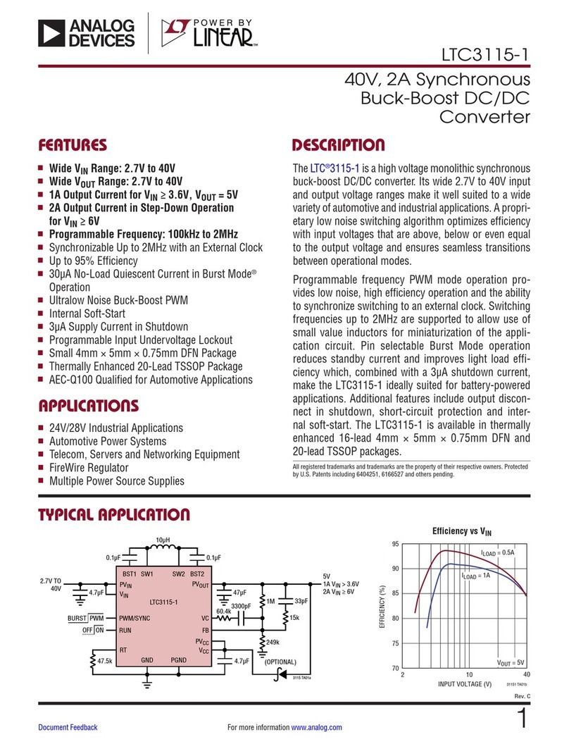 Linear Technology LTC 3115-1 User manual