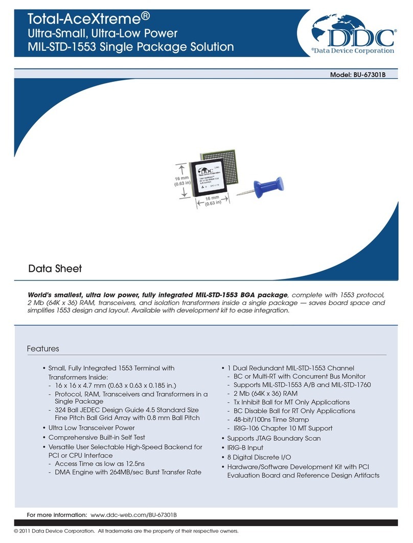 DDC Total-AceXtreme MIL-STD-1553 Design guide DDC Total-AceXtreme MIL-STD-1553 Design guide