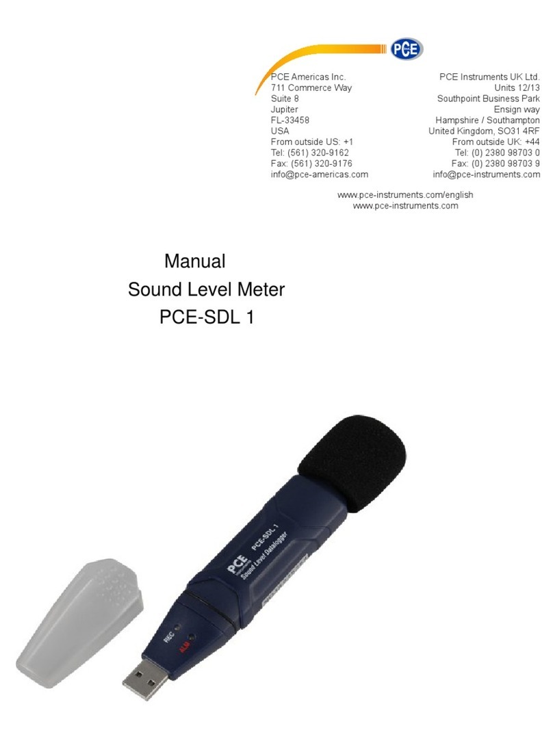 PCE Instruments PSE-SDL 1 manual