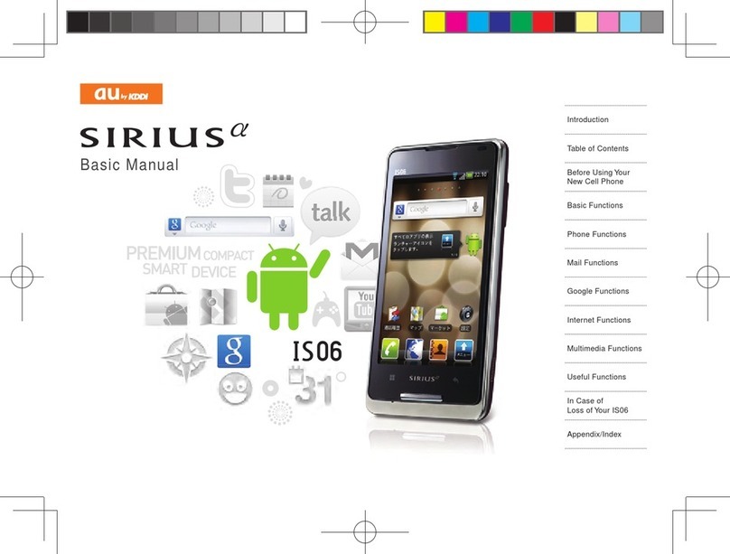 Pantech Sirius Alpha IS06 Installation guide