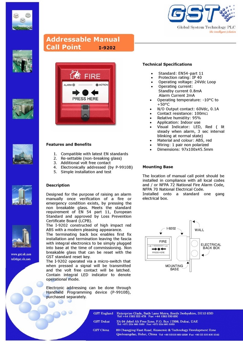 GST I-9202 quick start guide GST I-9202 quick start guide