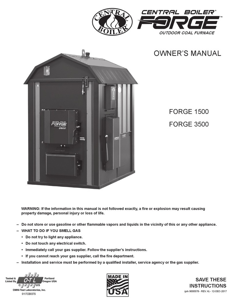 Central Boiler FORGE 1500 owner's manual