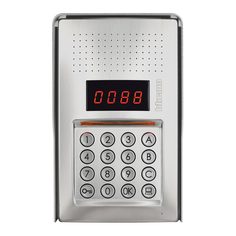 Bticino 343100 User guide