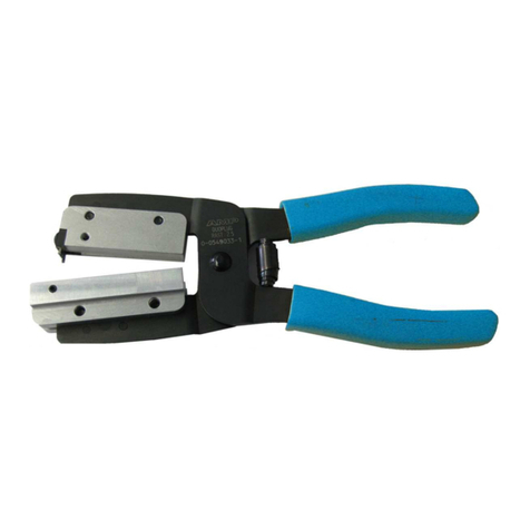 TE Connectivity Hand tool for AMP DUOPLUG 2.5 User manual