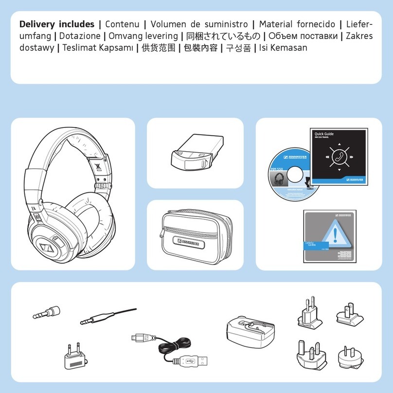 Sennheiser MM 550 Travel quick guide