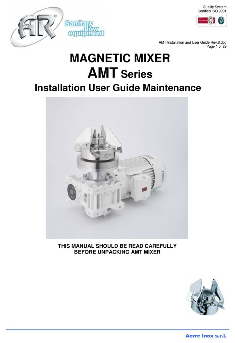 Aerre Inox AMT Series Installation User Guide Maintenance