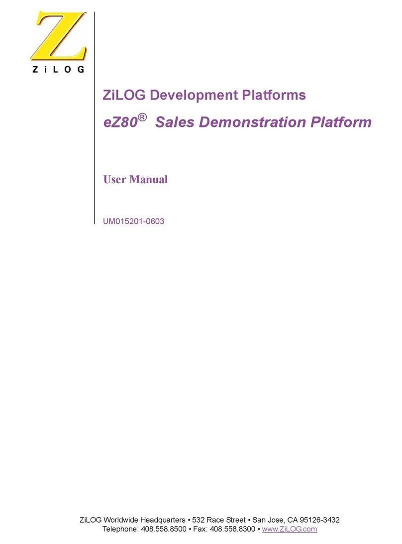 ZiLOG eZ80 user manual