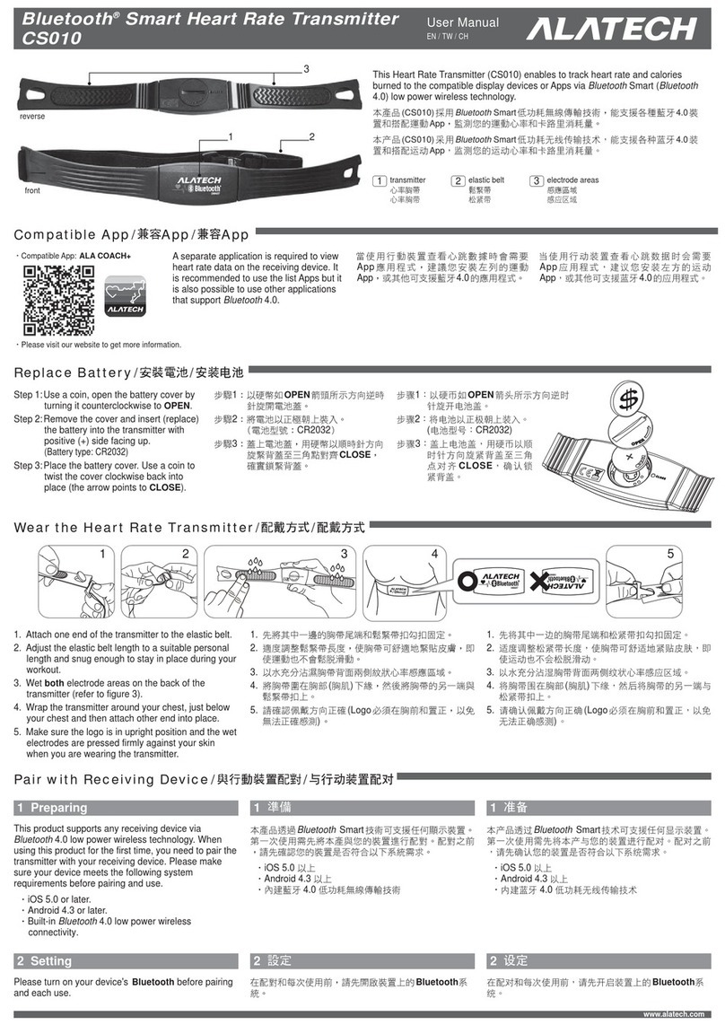 alatech CS010 user manual