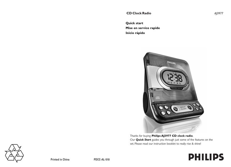 Philips AJ3977 quick start
