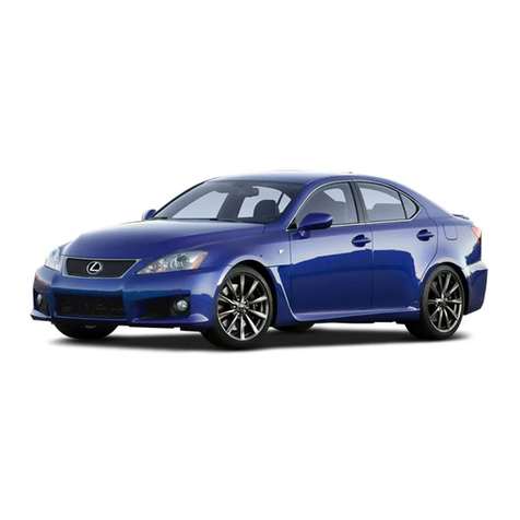 Lexus IS-F 2008 User manual Lexus IS-F 2008 User manual