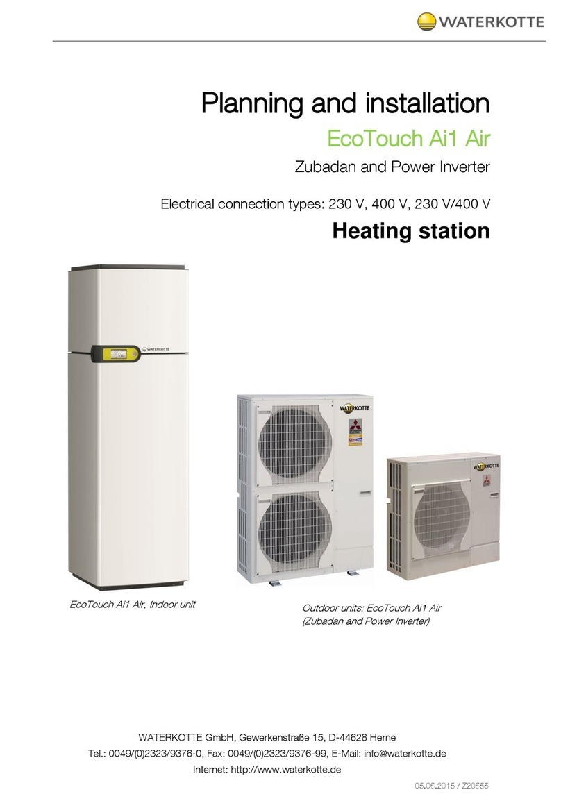WATERKOTTE EcoTouch Ai1 Air Planning and installation