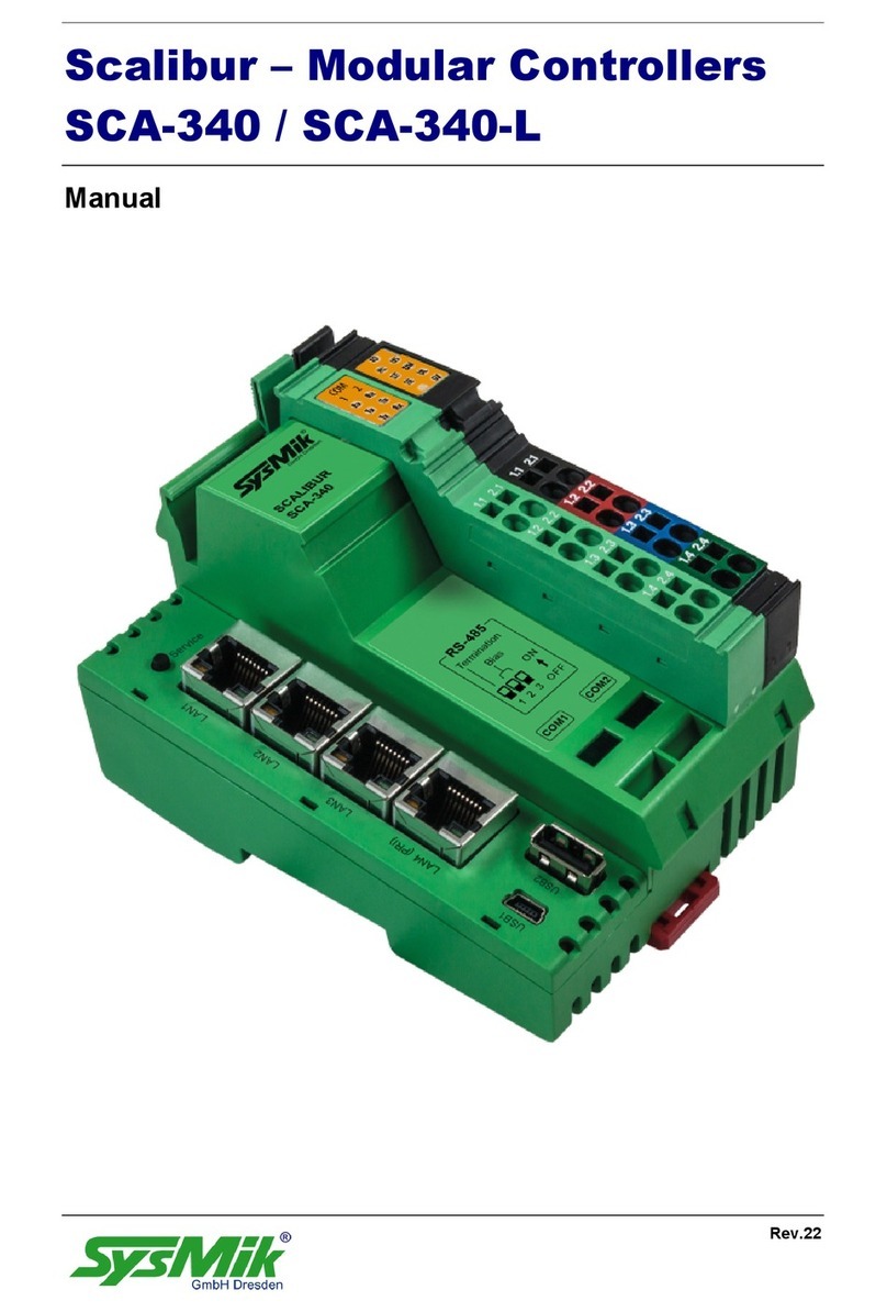 sysmik Scalibur SCA-340 manual