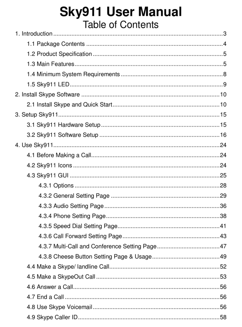 Regin Tech Sky911 user manual