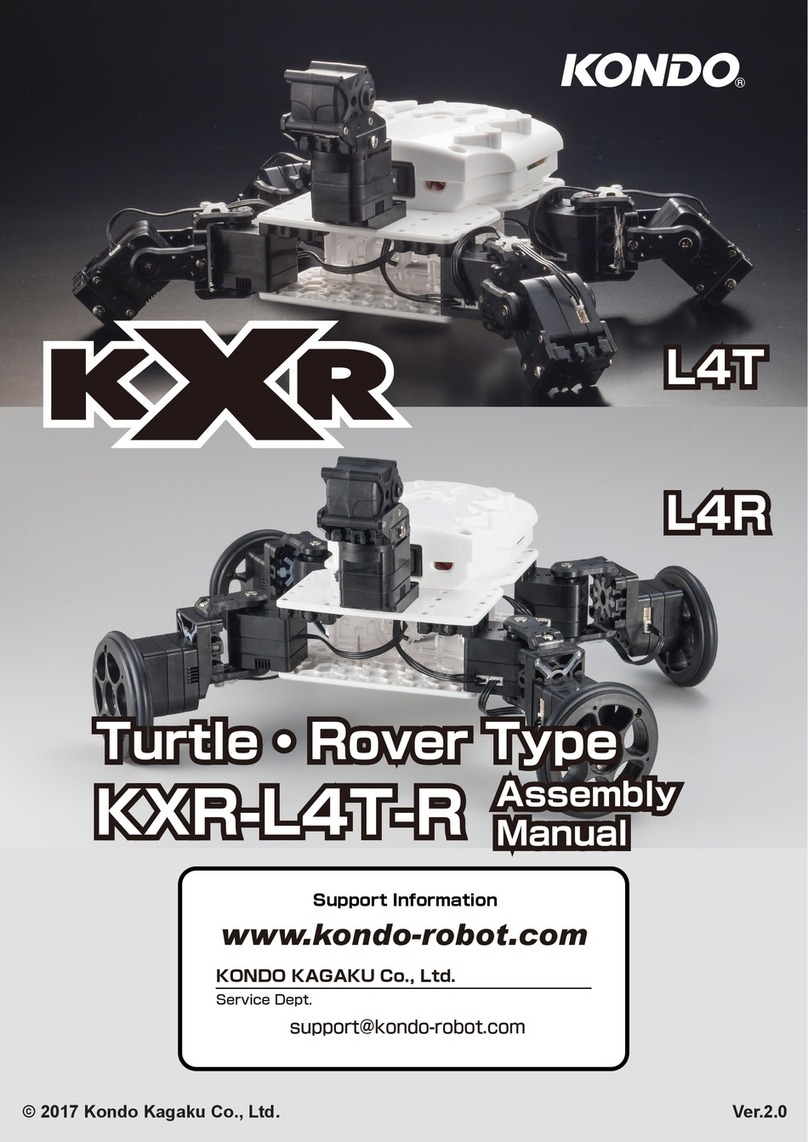 Kondo KXR-L4T Assembly manual