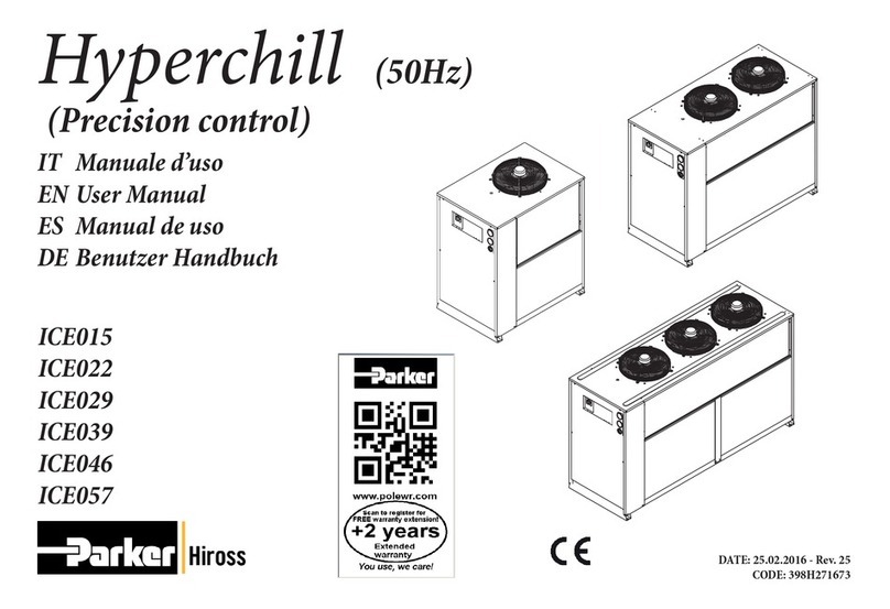 Parker Hiross Hyperchill ICE015 user manual Parker Hiross Hyperchill ICE015 user manual
