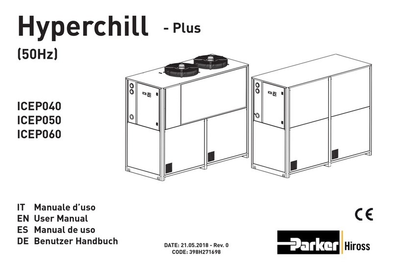 Parker Hiross HYPERCHILL PLUS ICEP040 user manual Parker Hiross HYPERCHILL PLUS ICEP040 user manual