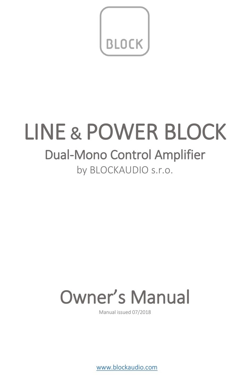 Blockaudio Line & Power Block owner's manual