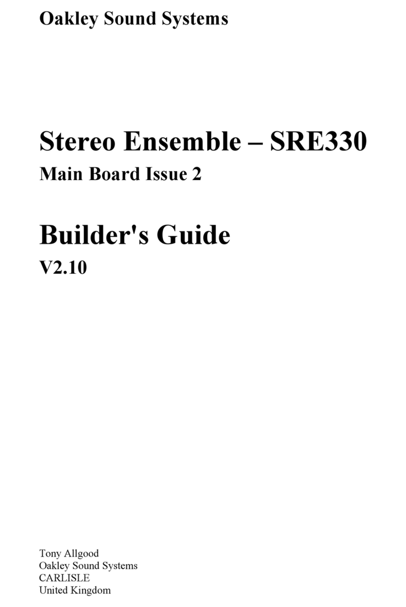 Oakley SRE330 Builder's guide