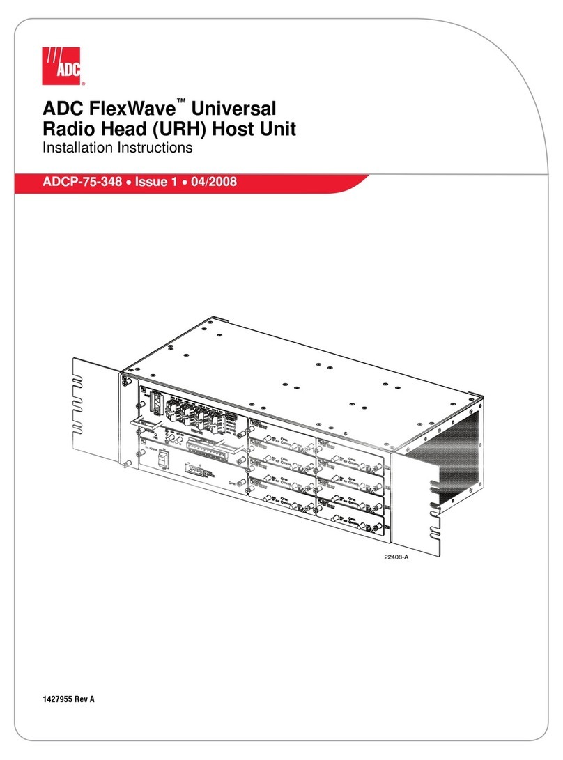 ADC FlexWave URH Series installation instructions