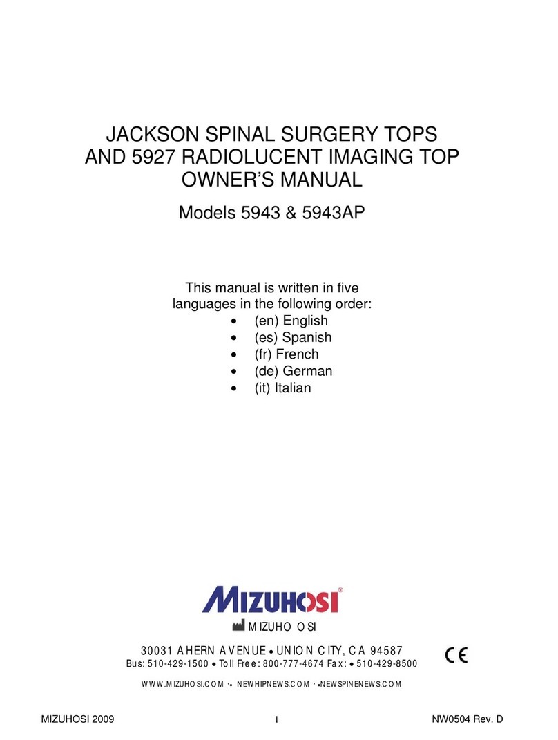 Mizuhosi 5943 owner's manual