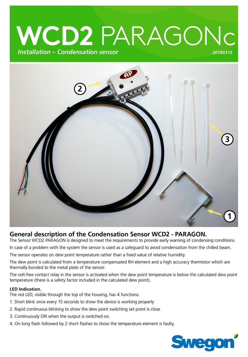 Swegon WCD2 PARAGON User manual Swegon WCD2 PARAGON User manual
