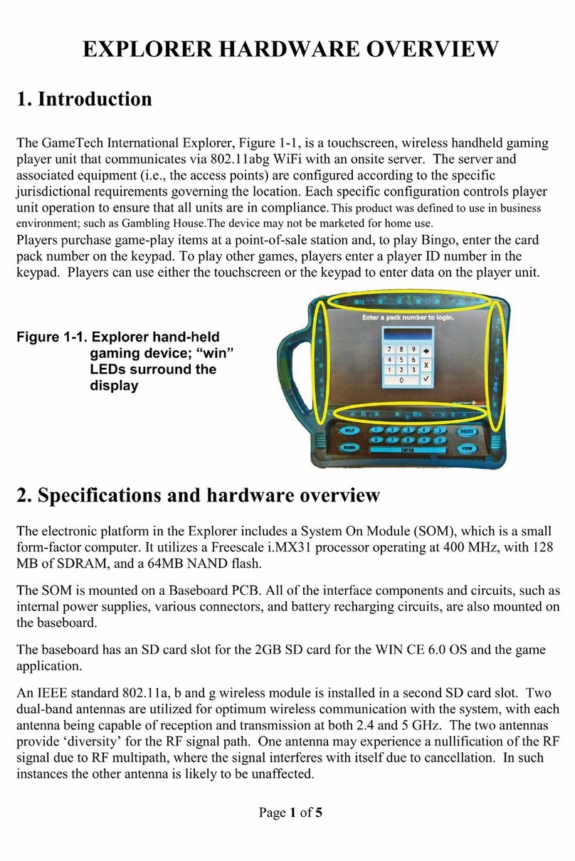 GameTech International Explorer manual
