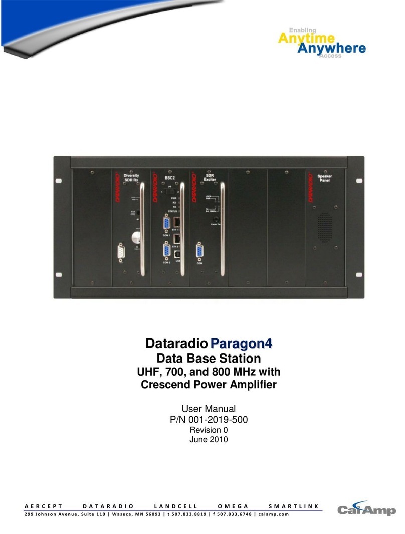 CalAmp Dataradio Paragon4 User manual
