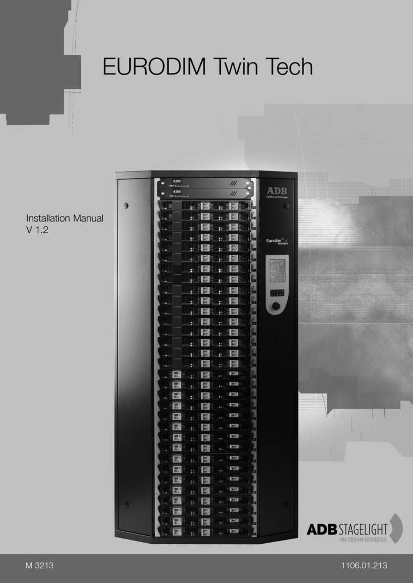 ADB Stagelight EURODIM Twin Tech installation manual