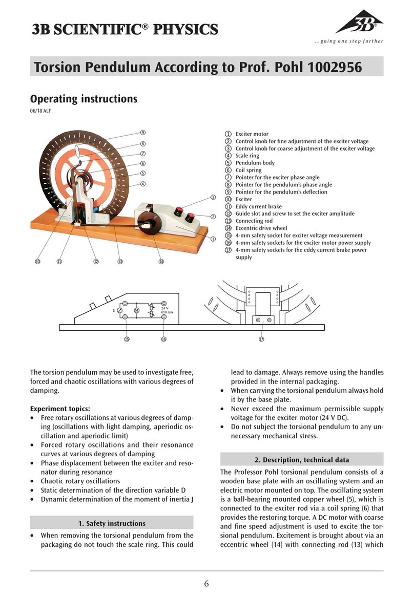 3B SCIENTIFIC PHYSICS 1002956 operating instructions