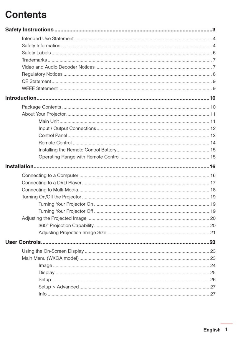 InFocus IN1156 User manual