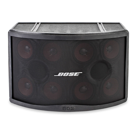 Bose Panaray 402 Series IV User manual