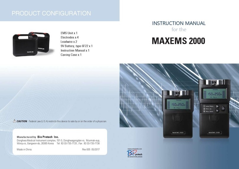BIO PROTECH MAXEMS 2000 instruction manual