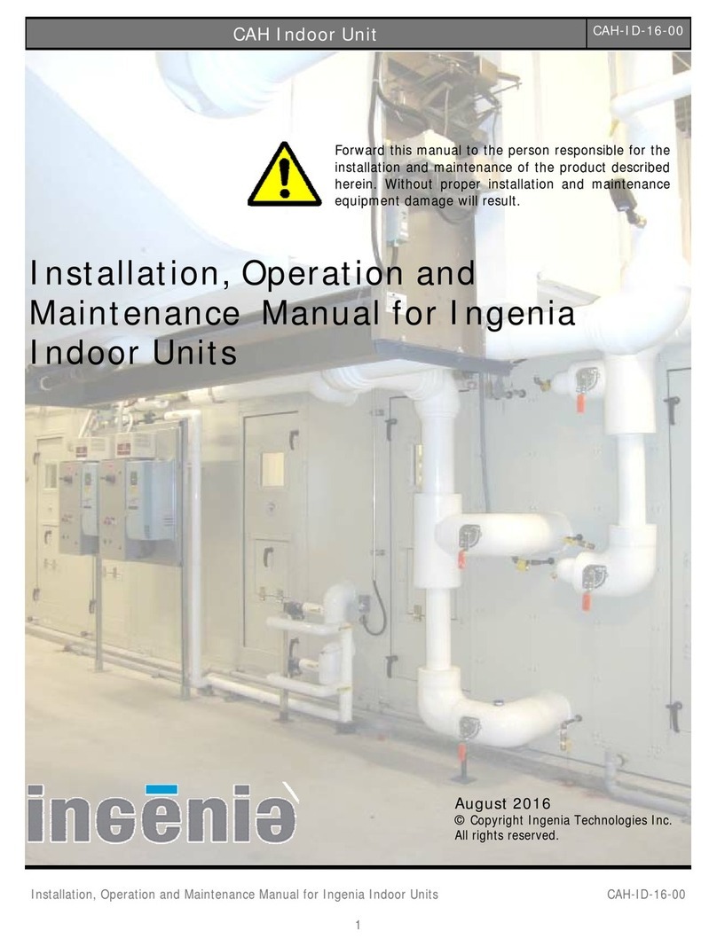 INGENIA CAH Operation and maintenance