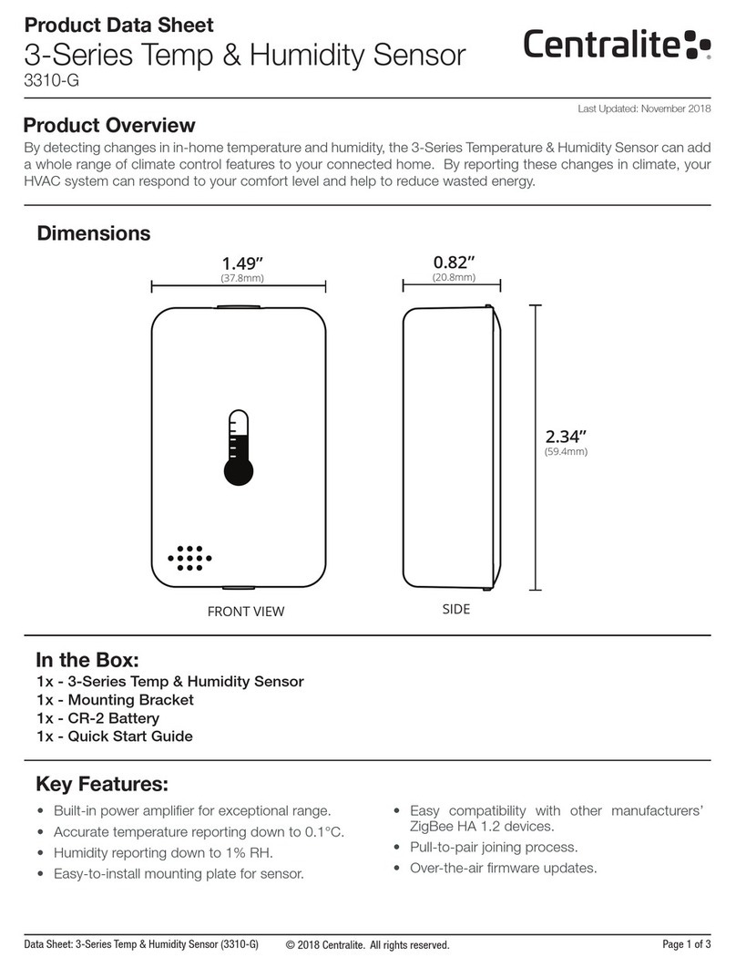 Centralite 3 Series Product data sheet