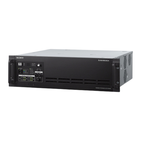 Sony BPU4800 User manual