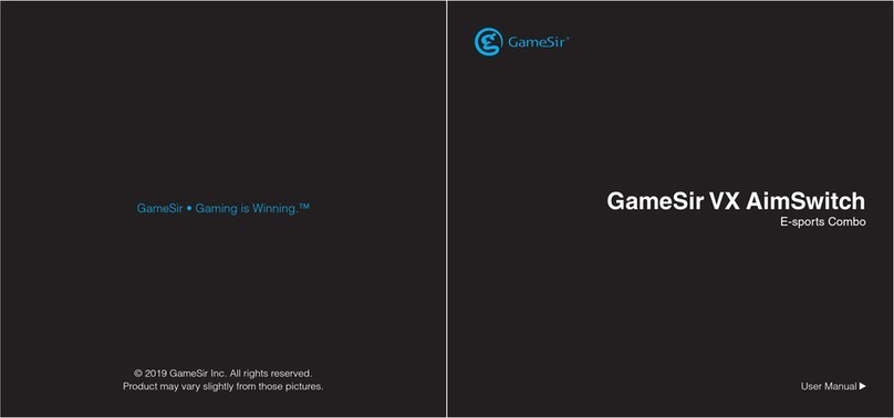 GameSir VX AimSwitch E-sports Combo User manual