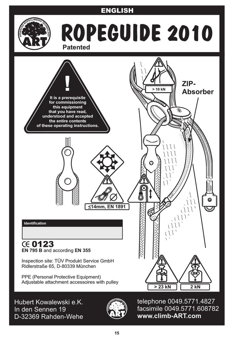 Art ROPEGUIDE 2010 instruction manual