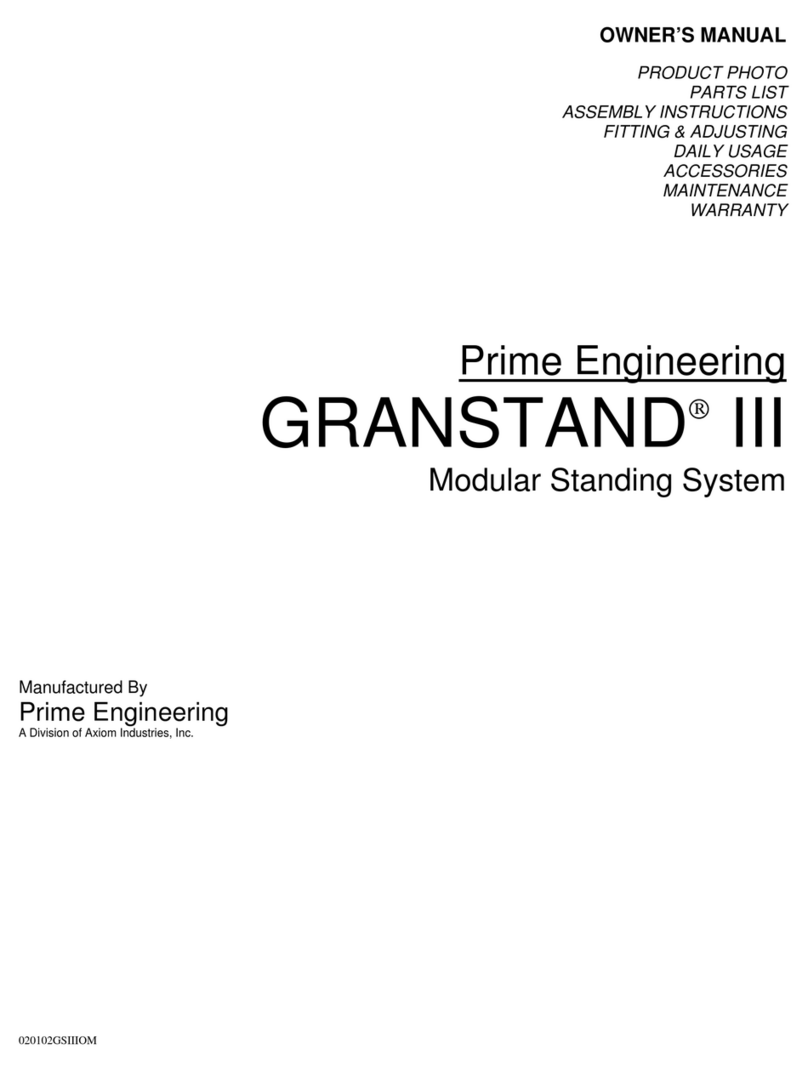 Prime Engineering GRANDSTAND III owner's manual