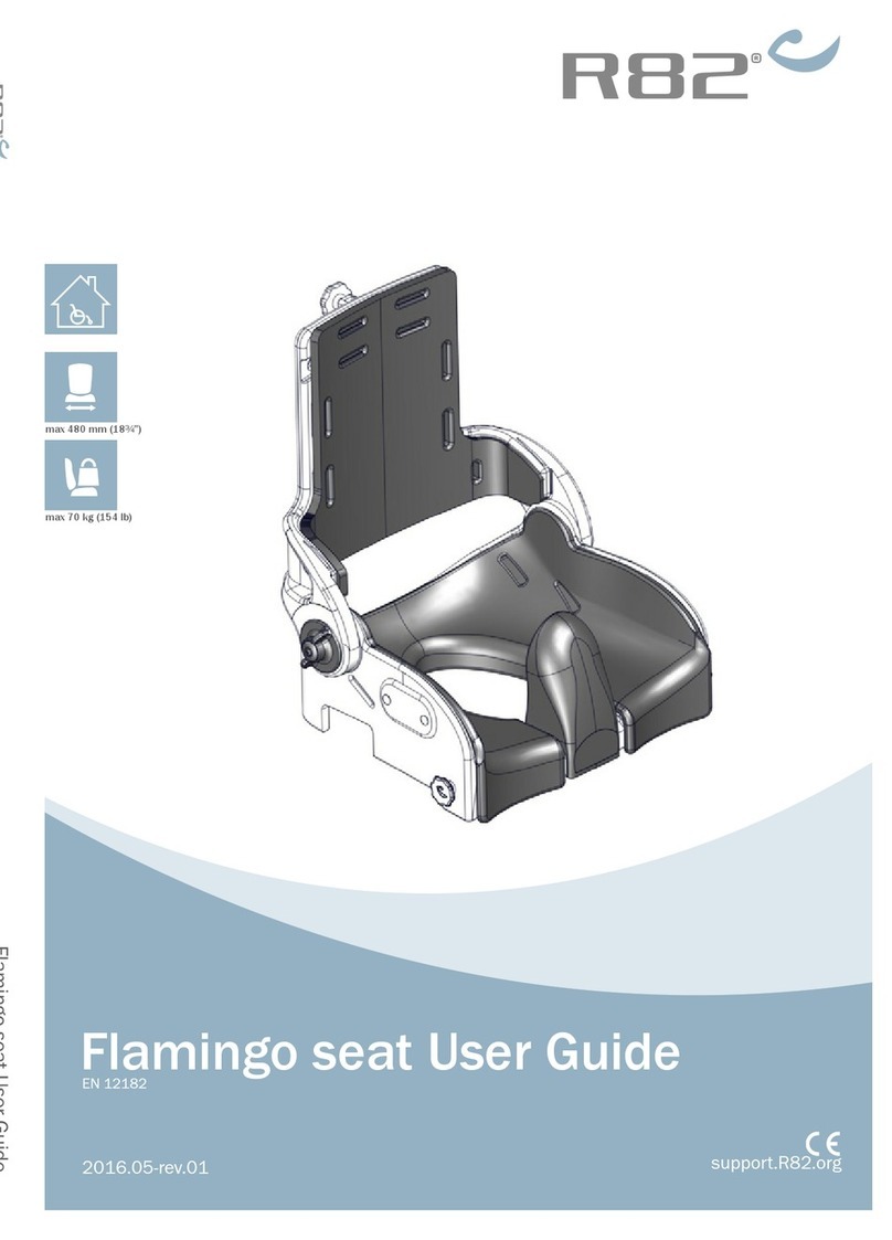 R82 Flamingo seat User manual