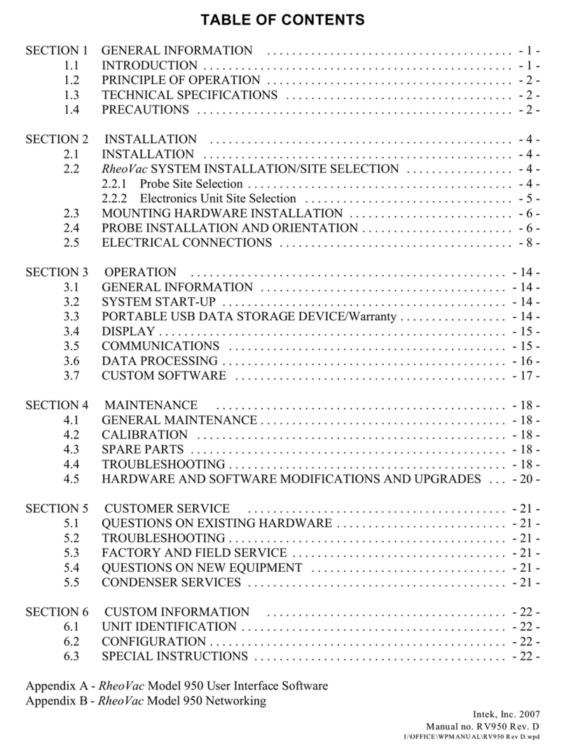 Intek RheoVac 950 manual
