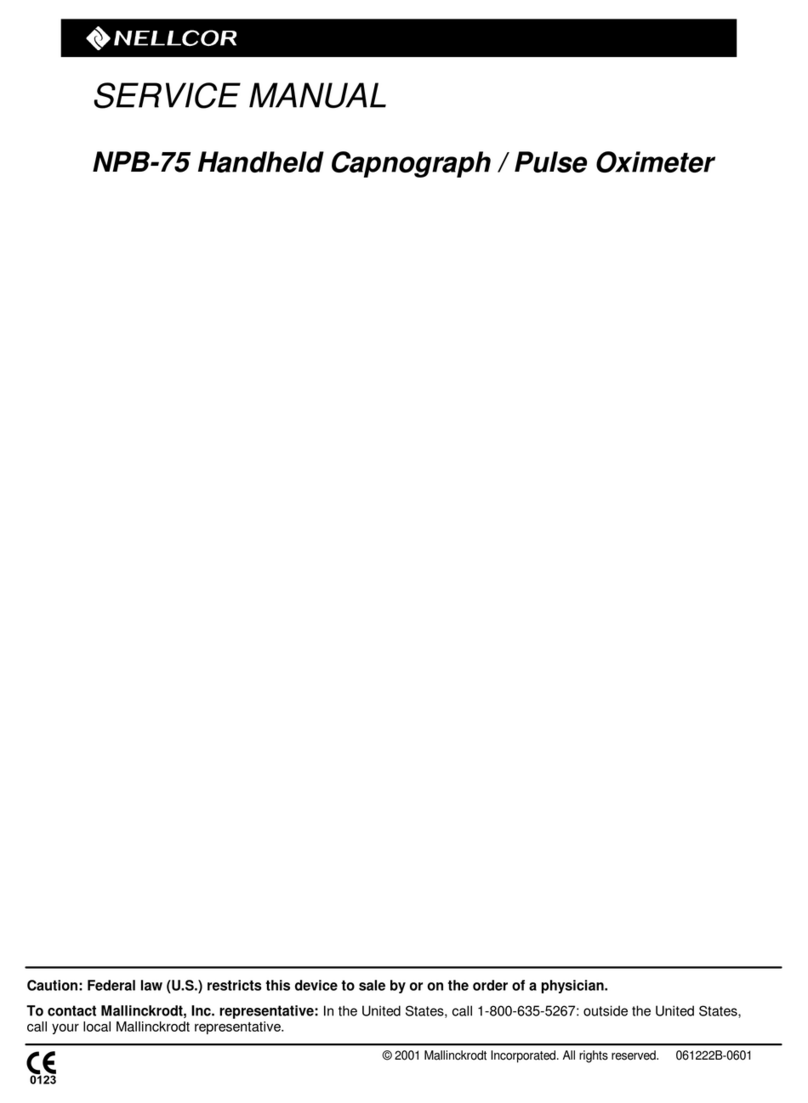 Nellcor NPB-75 Service manual