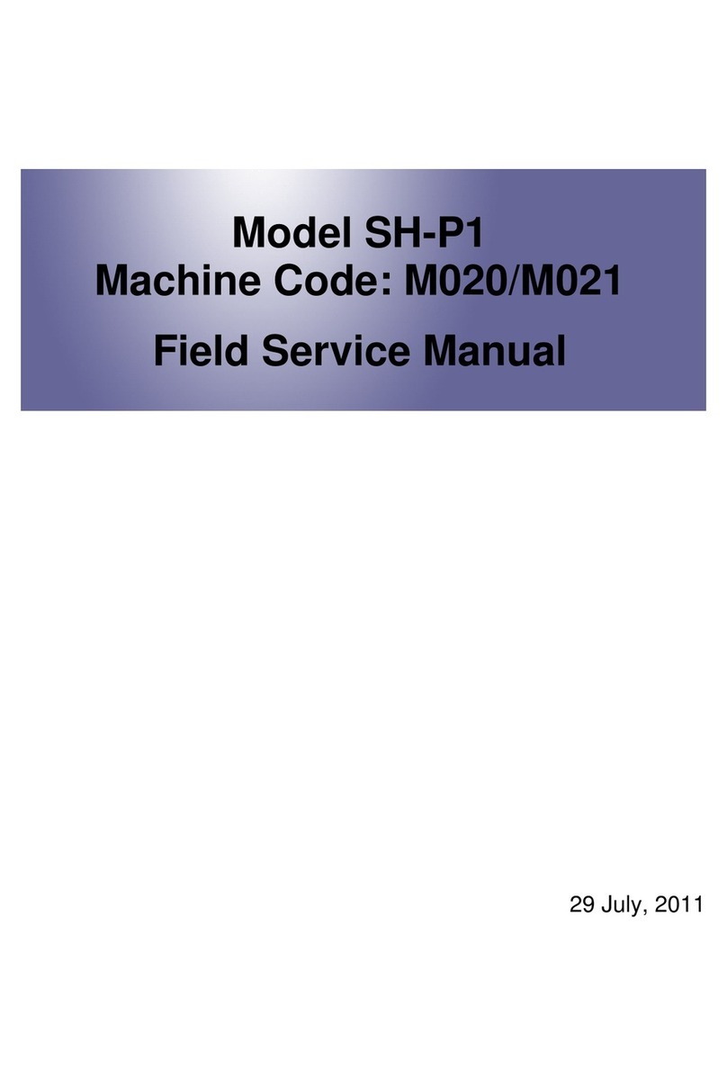 Ricoh SH-P1 M020 Field service manual