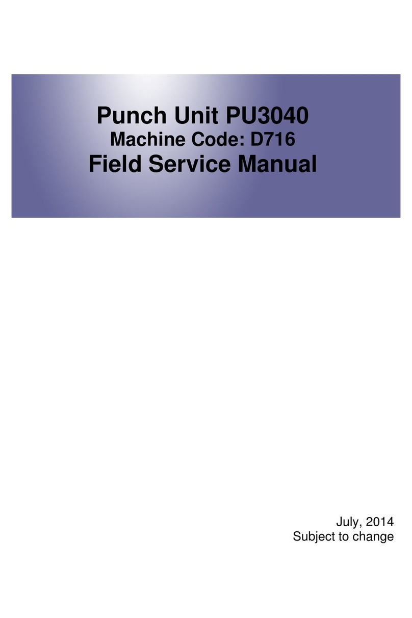 Ricoh PU3040 Field service manual