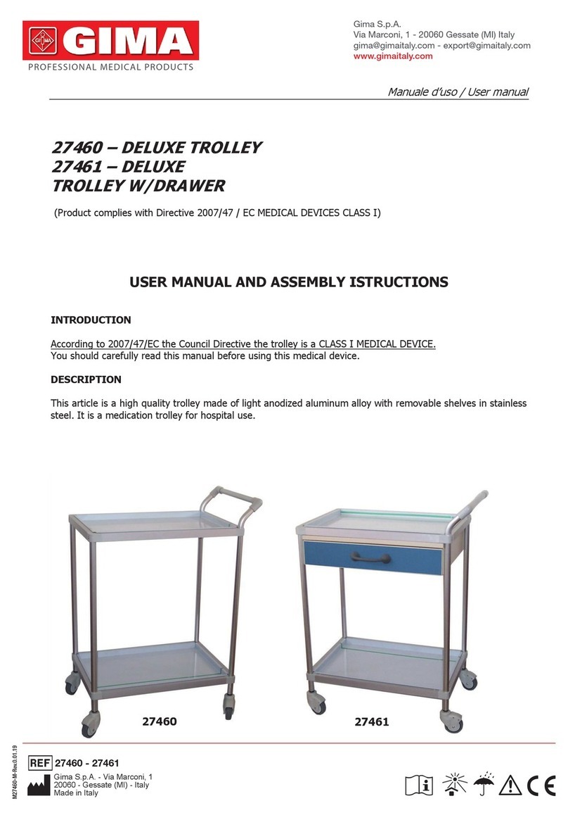Gima Deluxe Trolley 27460 user manual