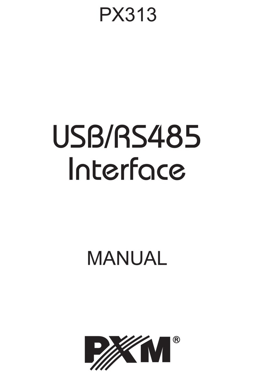 PXM PX313 User manual